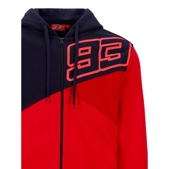 Felpa Uomo con Zip e Cappuccio Marc Marquez - 93