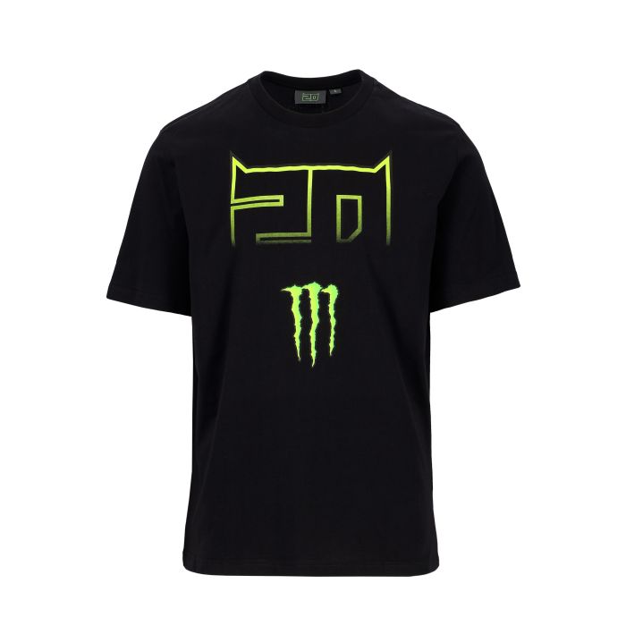 T shirt Man Fabio Quartararo Monster Energy Dual Collection 20 Logo Monster