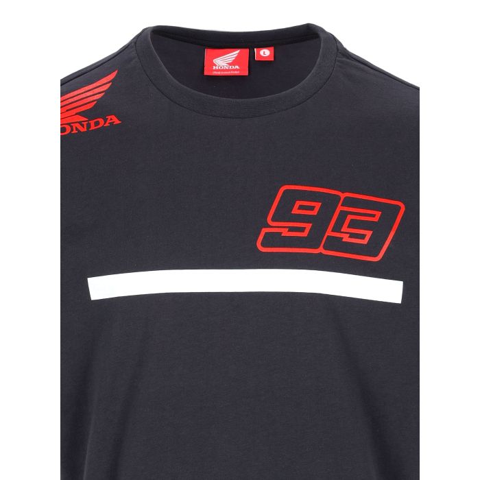 T-shirt Uomo Dual Marc Marquez Honda HRC - 93 e Honda logo