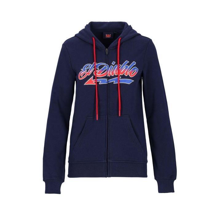 Felpa Donna con zip e cappuccio Fabio Quartararo - El Diablo