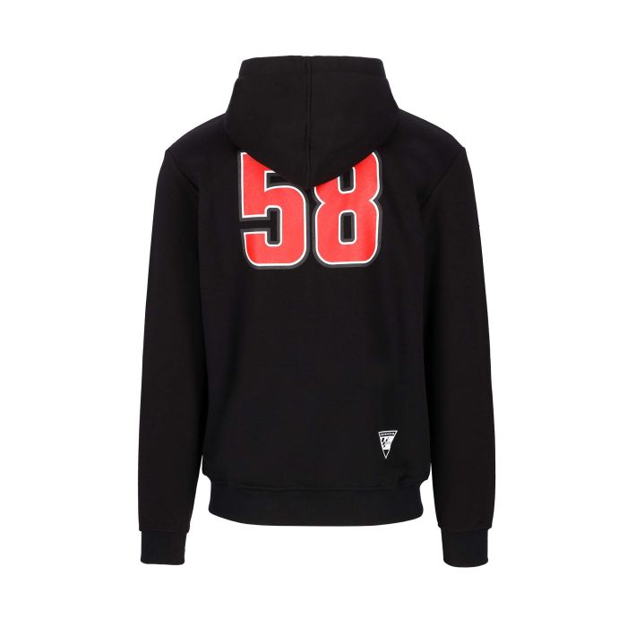 Sudadera Hombre con capucha y cremallera Marco Simoncelli - Sic58