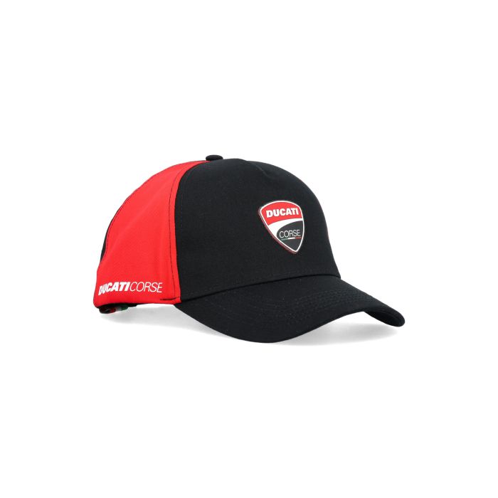 Cap Ducati Corse - Ducati Logo - Black and Red