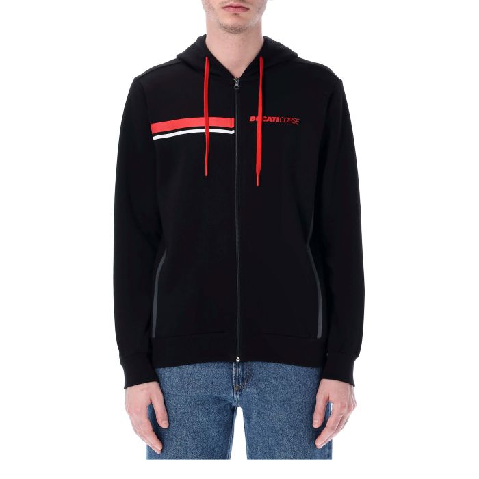 Sudadera hombre Ducati Racing - Ducati Corse rayas