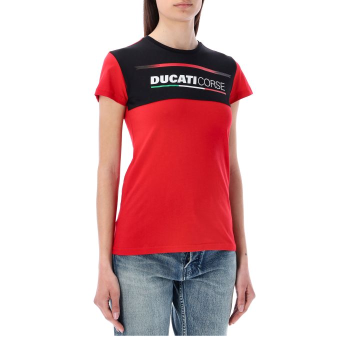 Camiseta mujer Ducati Corse - Logotipo