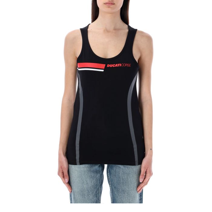 Camiseta de tirantes mujer Ducati Corse - Logotipo Ducati