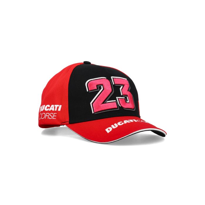 Cappellino Enea Bastianini Ducati Racing Dual Collection - 23 e logo Ducati Corse ricamati