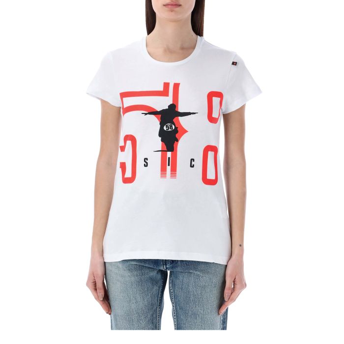 T-shirt donna Marco Simoncelli - Stampa moto 58