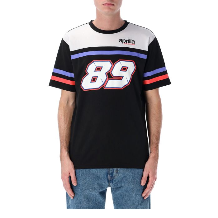 Man t-shirt Jorge Martin dual Aprilia - White shoulders