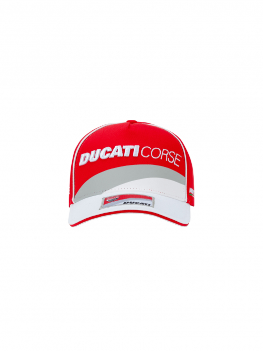 Kid Cap Ducati Corse - Red and White