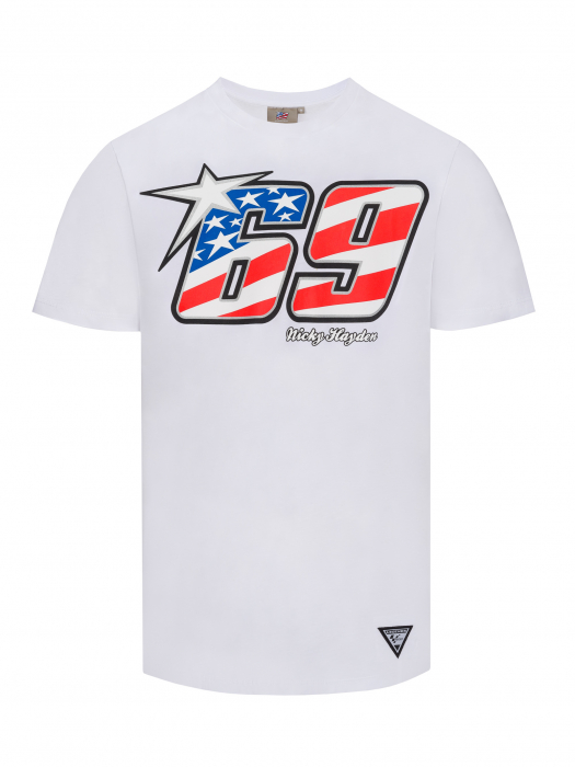 T-shirt Nicky Hayden - 69 - blanc
