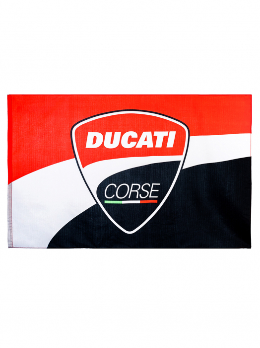 Home King Ducati Corse Flags Banner 3X5FT 100% Polyester,Canvas Head with Metal Grommet