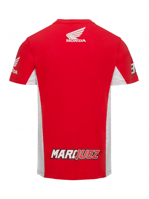 Camiseta Marc Marquez Honda Dual - rojo