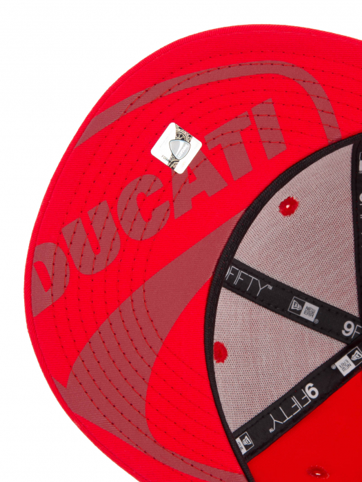 Casquette visière plate Ducati - New Era - rouge