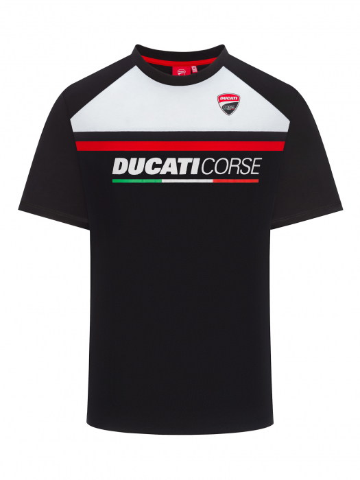 Camiseta Ducati Cors - blanco y negro