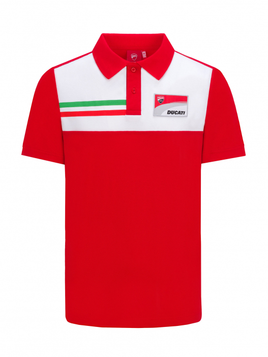 Ducati Corse polo shirt - Italian flag