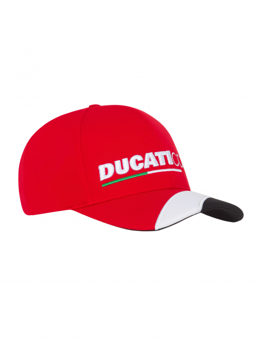 Cappello Ducati Corse - Visiera rossa, bianca e nera.