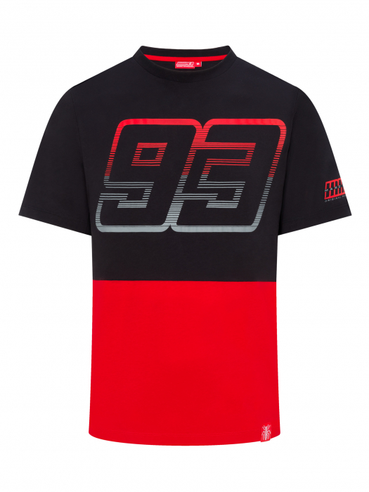 Camiseta Marc Marquez - Negro y rojo
