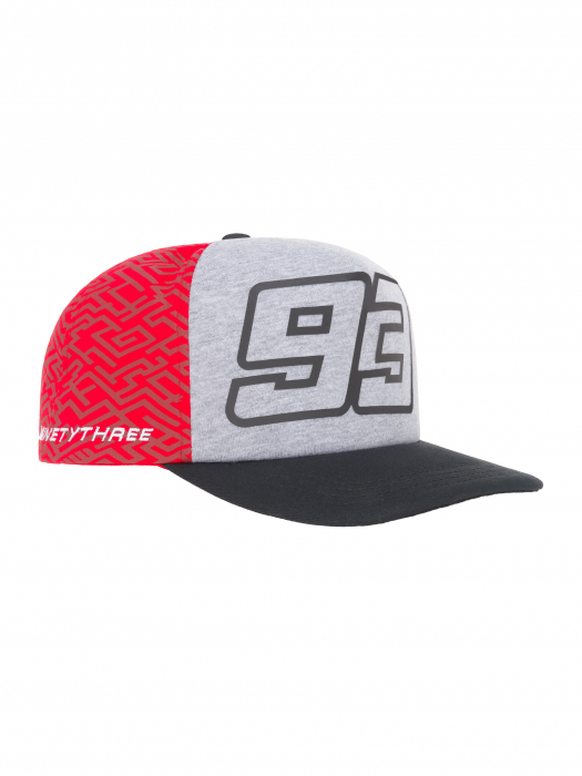 Marc Marquez 93 Flat Cap 93 Embroidered in red White Letters Located in USA 
