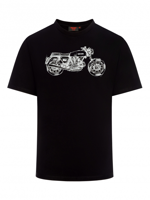 Ducati History T-shirt - 750 GT