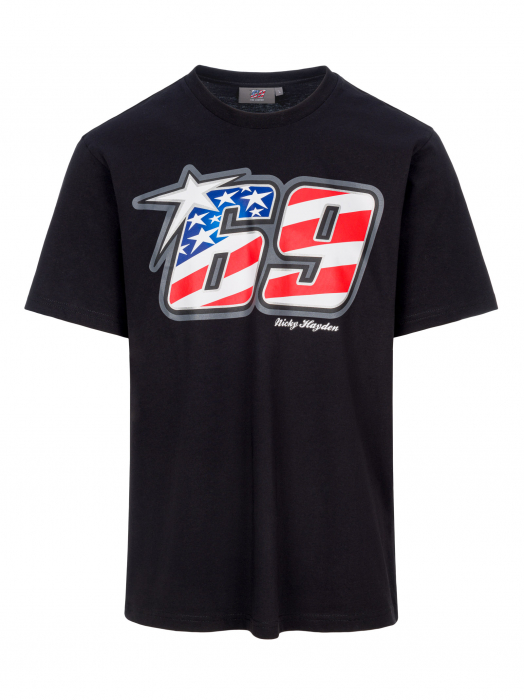 T-shirt Nicky Hayden - 69 American Flag