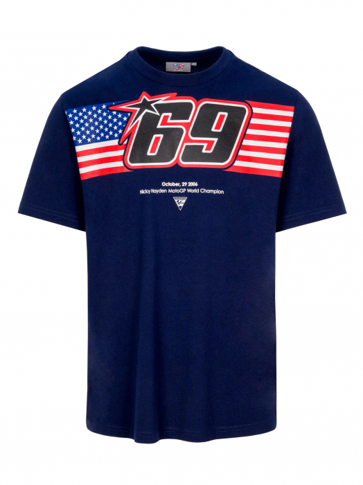 Camiseta Nicky Hayden - American Flag 69