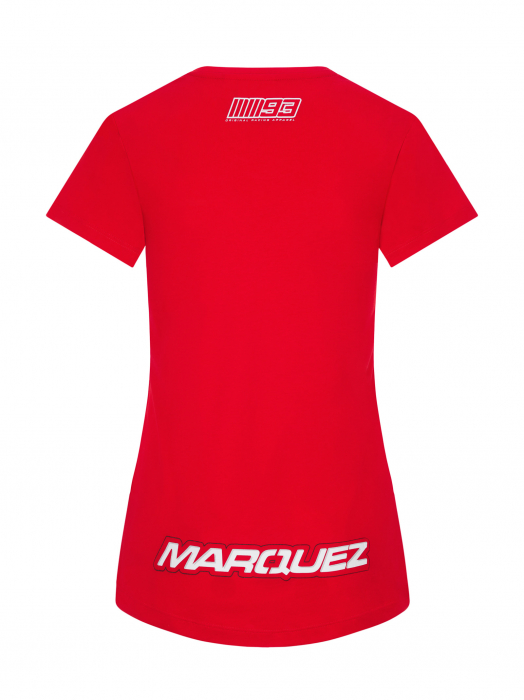 T-shirt femme Marc Marquez - Rouge