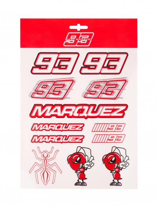 Grands autocollants Marc Marquez - Red Edition