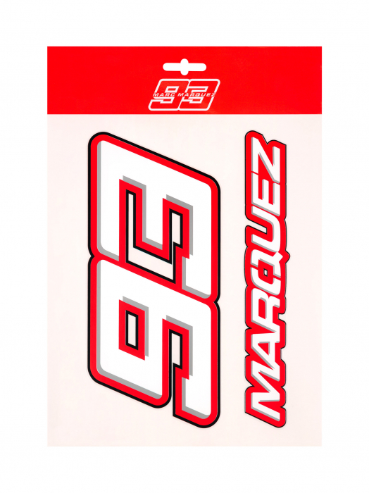 Large stickers Marc Marquez 93 - Red Edition