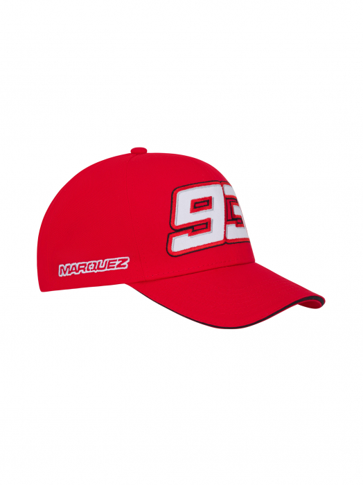 MARC MARQUEZ MOTOGP BASEBALL CAP HAT OFFICIAL MERCHANDISE RED 93 MOTO GP MMMCA59707 