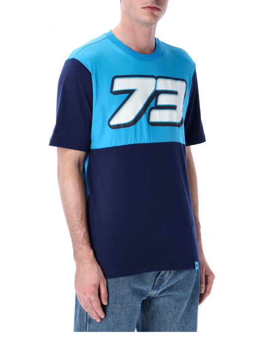 T-shirt Alex Marquez 73 - Blue