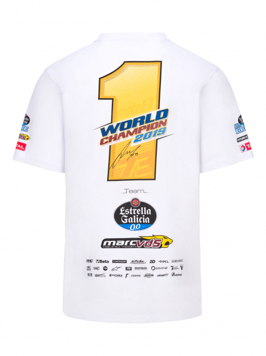 T-shirt Alex Marquez Wolrld Champion 2019  