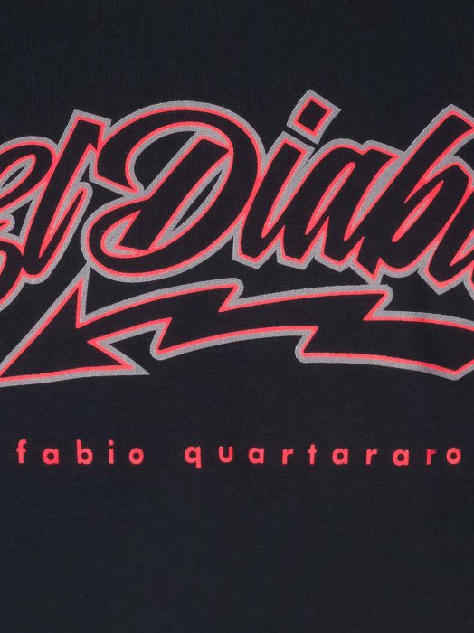 T-shirt Long Fabio Quartararo 20 - Red Stripe
