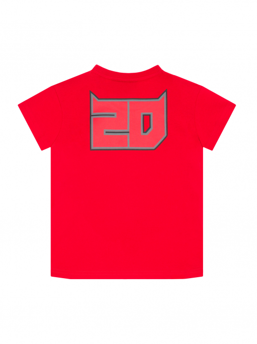 T-shirt kid Fabio Quartararo - Red