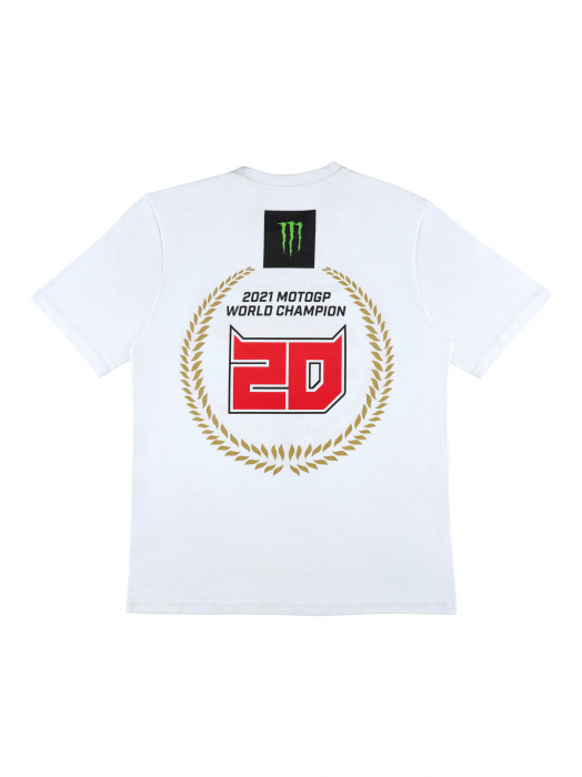 Fabio Quartararo 2021 MotoGP World Champion T-shirt Uomo