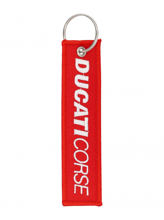Porte-clés Ducati Corse - Logo Brodé