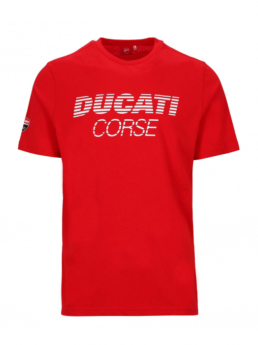 T-shirt Uomo Ducati Corse - Stampa Logo e Scudetto