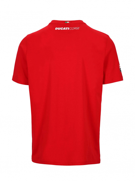 T-shirt Man Ducati Corse - Logo and Shield Print