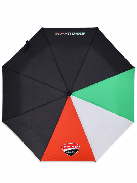 Paraguas plegable Ducati Corse - Bandera Italiana y Logo