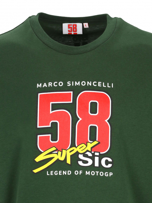 T-shirt Hombre Marco Simoncelli - 58 Super Sic