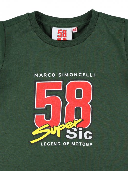 T-shirt bambino Marco Simoncelli - 58 Super Sic