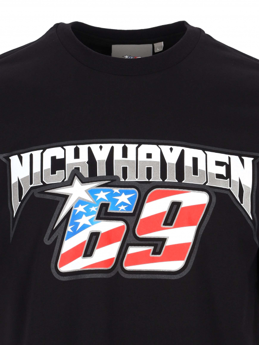 T-shirt men Nicky Hayden - 69 American Flag