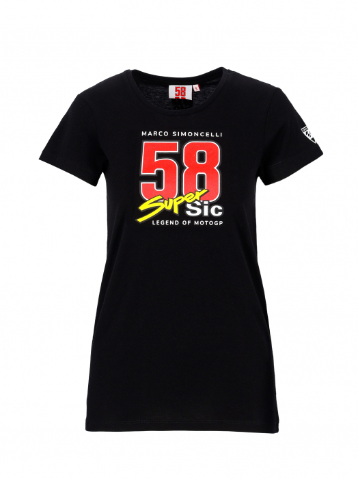 T-shirt Donna Marco Simoncelli - 58 Super Sic