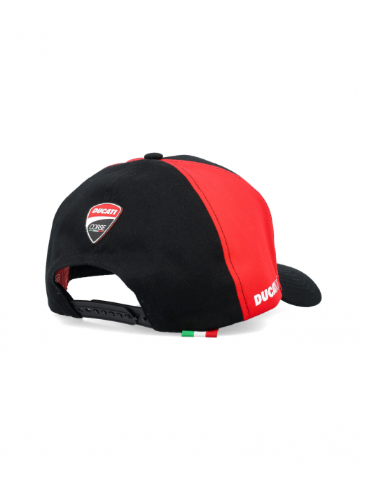 Cappellino Ducati Corse - Ducati Logo - Black and Red