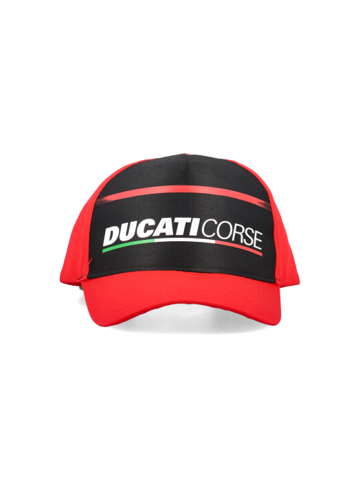 Gorra Ducati Corse - Logo Ducati - Red and Black