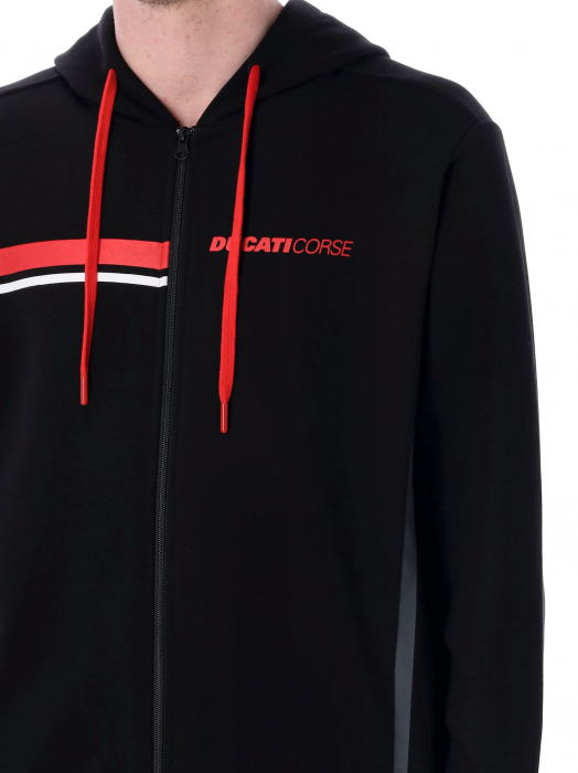 Sweatshirt Ducati Racing pour homme - bandes Ducati Corse