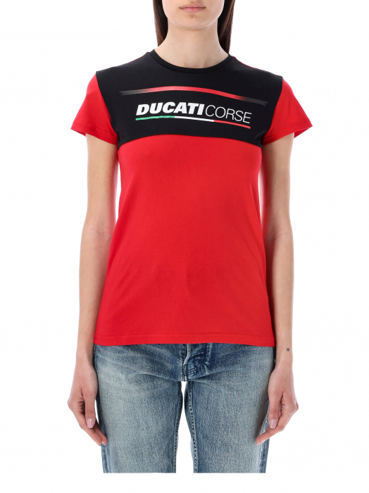 Aplicado Engaño cliente Camiseta mujer Ducati Corse - Logotipo