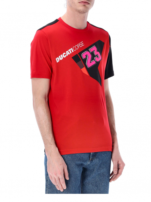 T-shirt uomo Enea Bastianini Ducati Racing - Logo Ducati 23