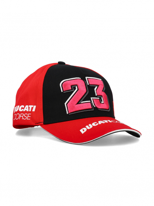Cappellino Enea Bastianini Ducati Racing Dual Collection - 23 e logo Ducati Corse ricamati
