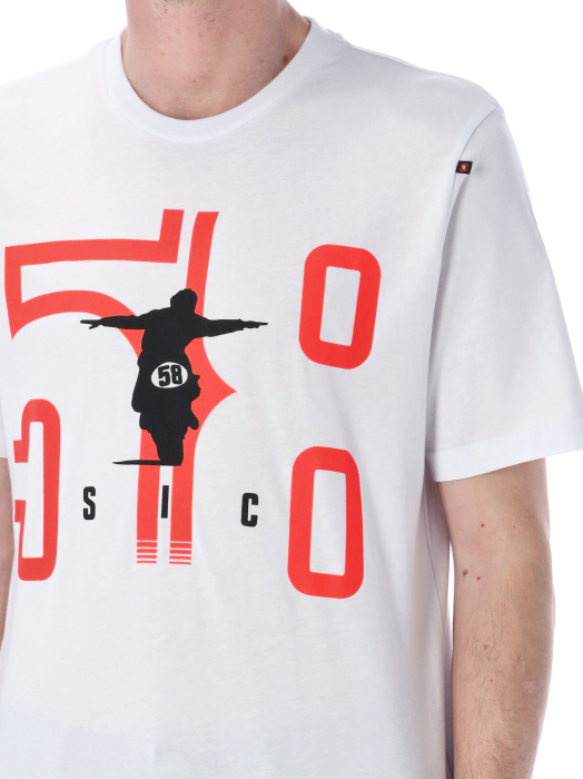 T-shirt man Marco Simoncelli - Print moto 58