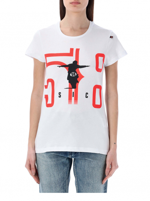T-shirt woman Marco Simoncelli - Print moto 58